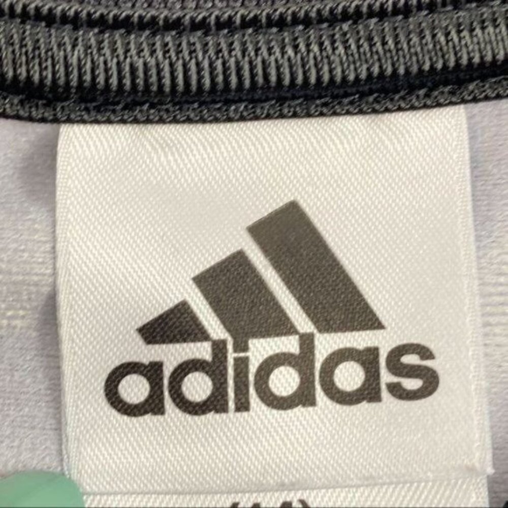 ADIDAS Girl's Large Black & Blue Floral Track Jacket - Picture 6 of 7